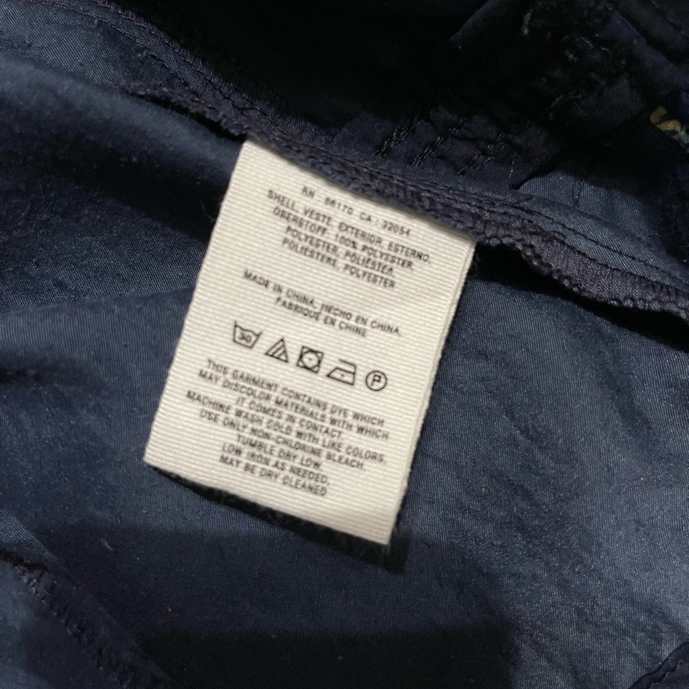 Anthropologie Hei Hei Cargo Jacket Navy Small Blue Full Zip Button Casual - Picture 4 of 5